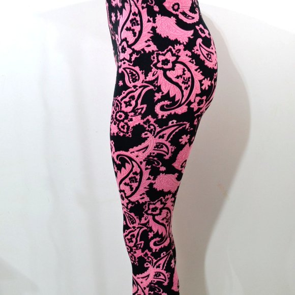 E&K All Over Paisley Print Stretch Leggings,One Size, Regular Fits, NWT - Picture 4 of 4